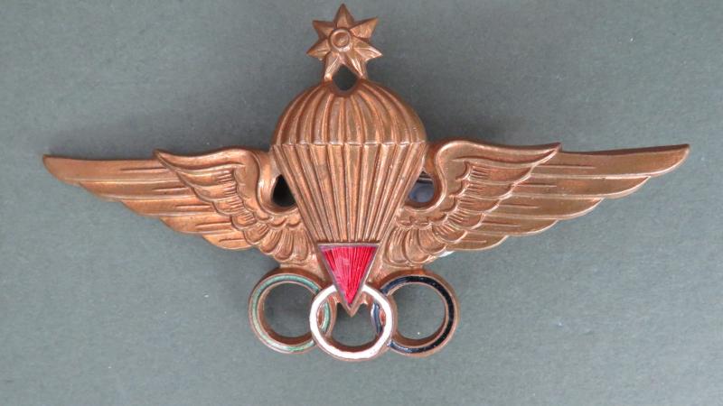 Jordan Army Parachute Instructor Wings
