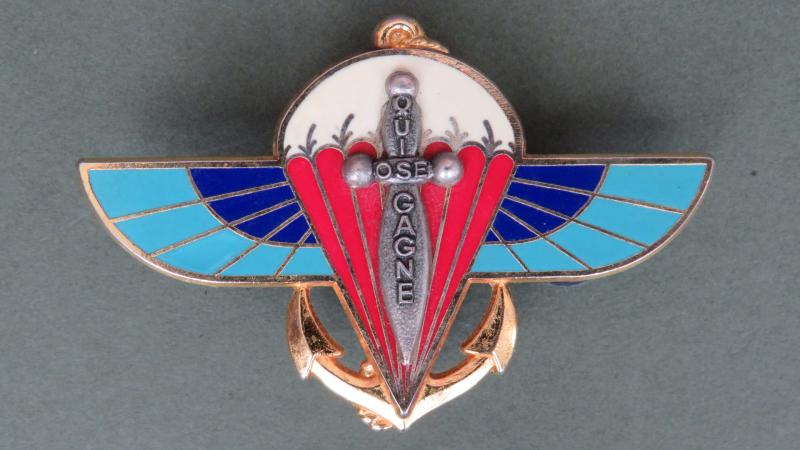 France 2e R.P.I.M.a (Regiment Parachutiste d' Infanterie de Marine) Pocket Crest