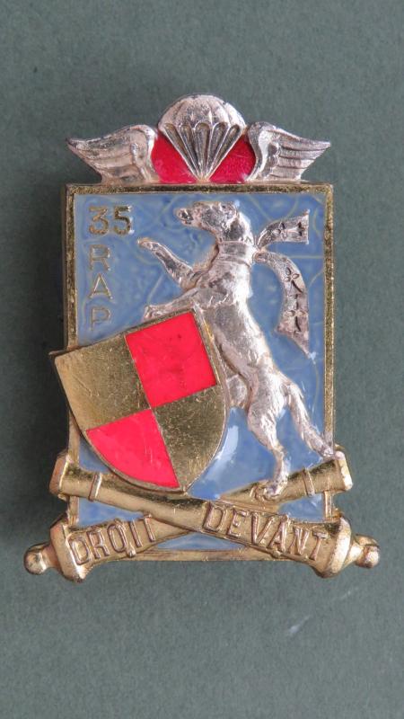 France 35e R.A.P. (Airborne Artillery Regiment) Pocket Crest