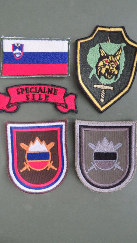 Slovenia Army & Special Forces Brigade Shoulder Patches