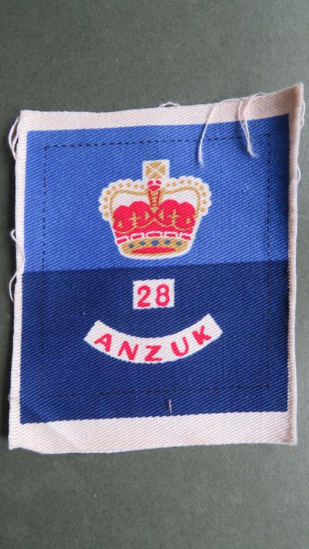 Commonwealth Forces ANZUK 28 Brigade Formation Sign