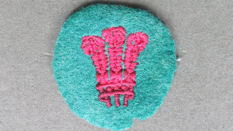 British Army Mid-Western Command / North Wales District Formation Sign