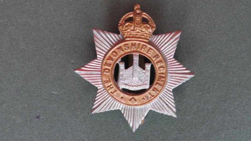 British Army Pre 1953 The Devonshire Regiment Cap Badge