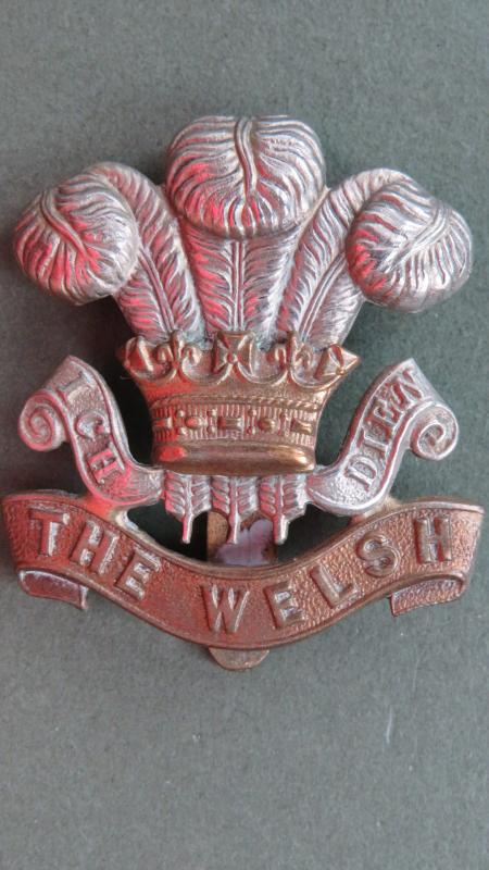 British Army The Welsh Regiment Cap Badge