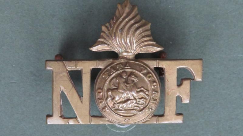 British Army The Northumberland Fusiliers Shoulder Title