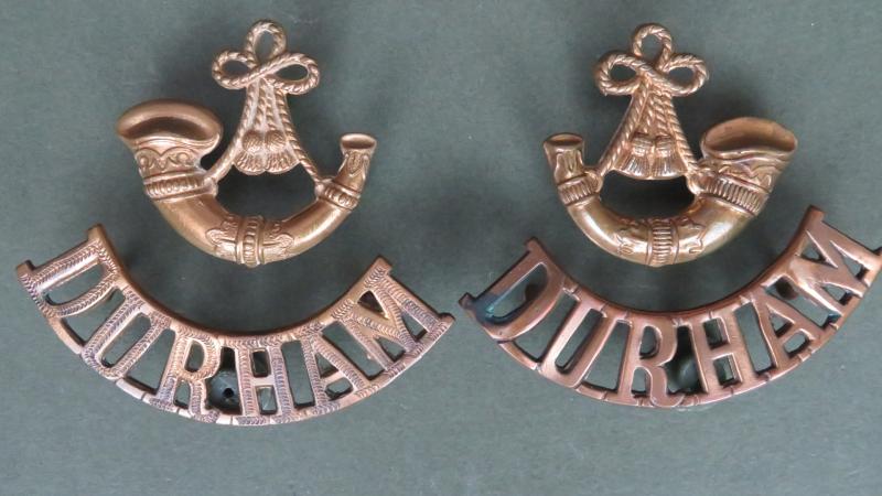 British Army Durham Light Infantry Shoulder Titles
