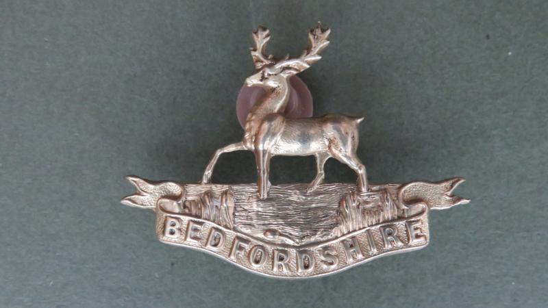 British Army Post 1900 The Bedfordshire Regiment Officer's Collar Badge