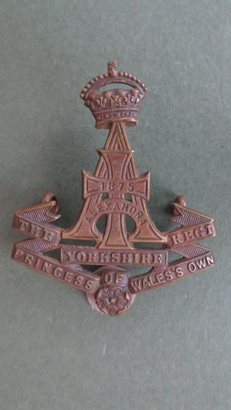 British Army The Green Howards Officer's Service Dress Collar Badge
