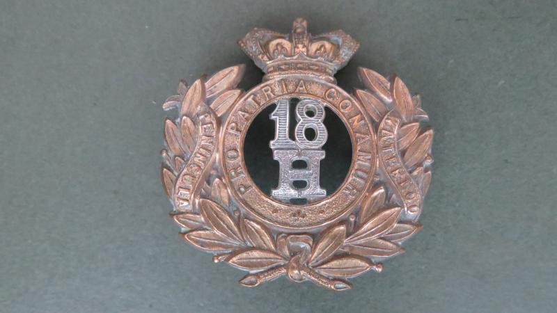 British Army Pre 1953 18th Royal Hussars (Queen Mary's Own) Cap Badge