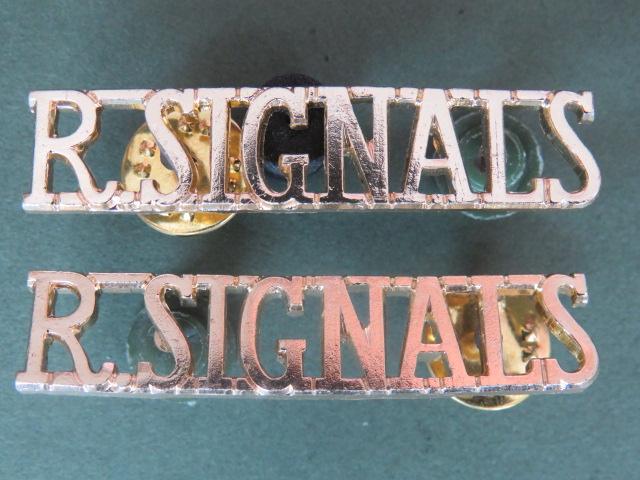 British Army Royal Signals Shoulder Titles