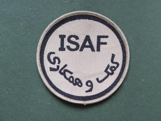 British Forces International Security Assistance Force (ISAF) Arm Patch 