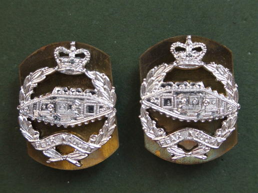 British Army The Royal Tank Regiment Collar Badges