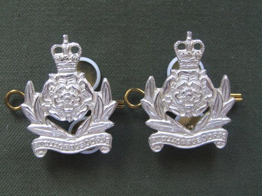 British Army The Intelligence Corps Officers Collar Badges