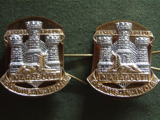 British Army Devon and Dorset Regiment Collar Badges