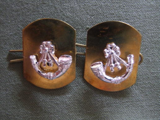 British Army Light Infantry Collar Badges