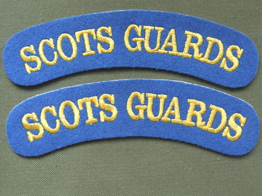 British Army Scots Guards Shoulder Titles