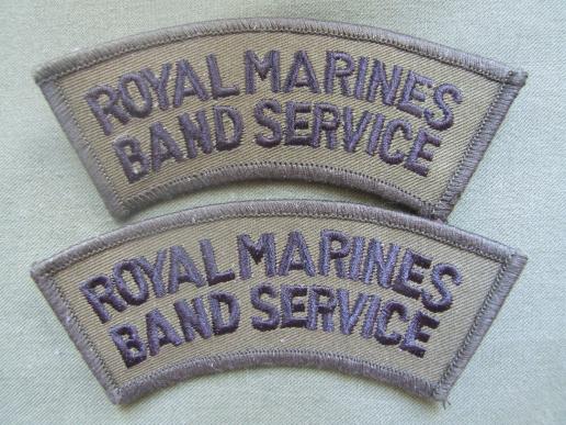 Royal Marines Band Service Shoulder Titles