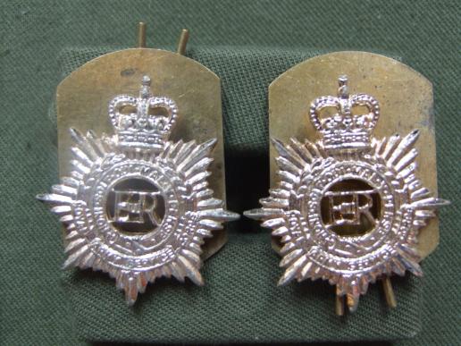 British Army Royal Army Service Corps Collar Badges