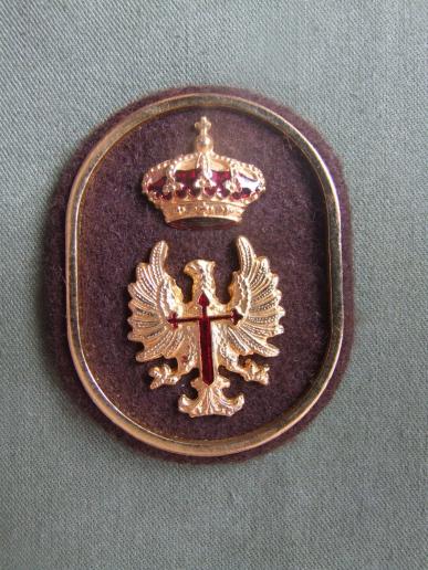 Spain Post 1977 Army Military Police Cap Badge
