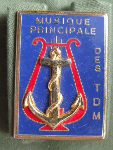 France TDM Marines Troops (Principle Band) Pocket Crest