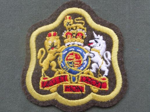British Army Warrant Officer Class 1 Royal Armoured Corps Rank Badge