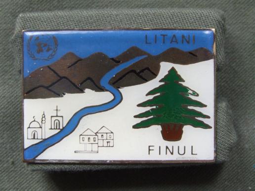 France LITANI FINUL United Nations Pocket Crest 