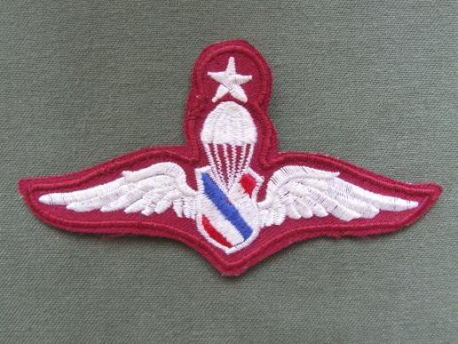 Thailand Border Patrol Senior Parachute Wings