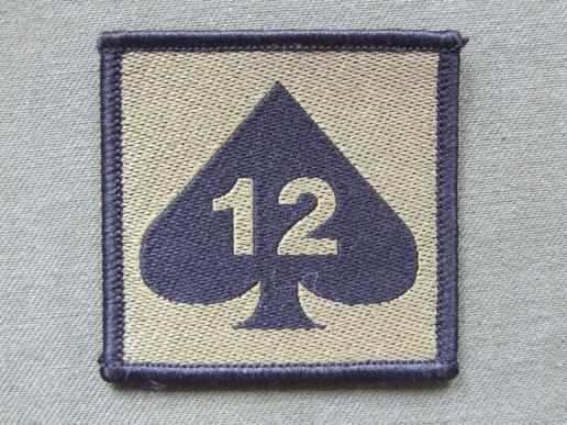 British Army 12 (UK) Mechanized Brigade TRF Patch