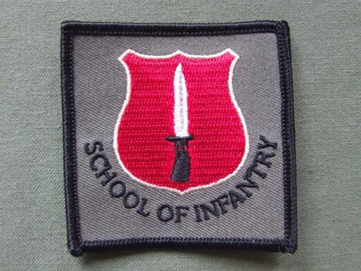 British Army School of Infantry Patch