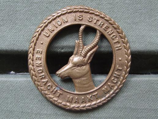 South African Union Defence Force General Service Helmet Badge 