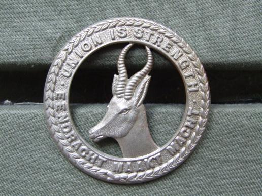 South African Union Defence Force General Service Helmet Badge 
