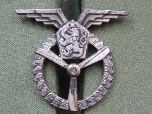 Czechoslovakia Air Force 1964-1992 3rd Class Aircraft Engineers Badge