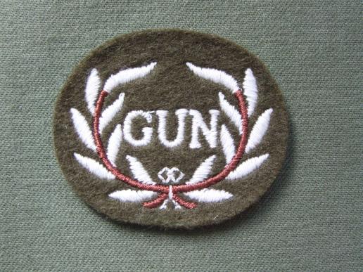 British Army GUN Badge