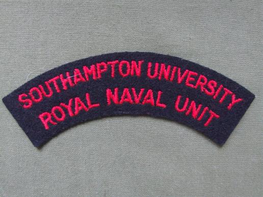 Southampton University Royal Naval Unit Shoulder Title