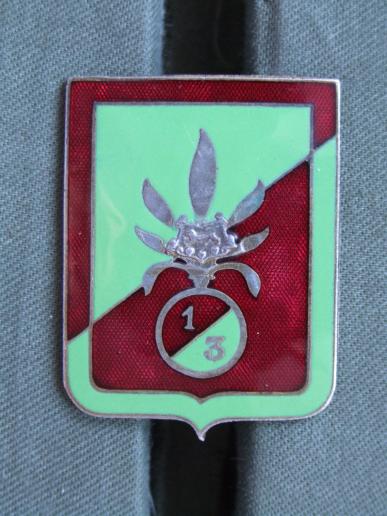 French Foreign Legion 1st Battalion 3 Foreign Infantry Regiment Pocket Crest