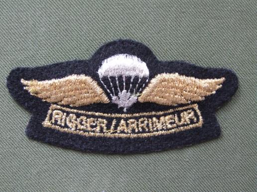 Canada Parachute Rigger Mess Dress Wings