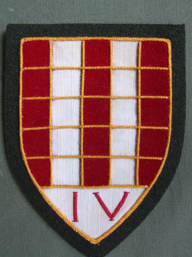 Croatia Army 5th International Brigade Arm Patch