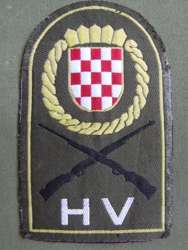 Croatia Army Home Guard Shoulder Patch