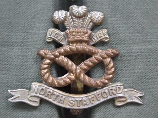 British Army The North Stafford Regiment Cap Badge