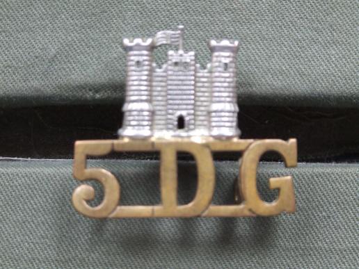 British Army 5th Royal Inniskilling Dragoon Guards Shoulder Title