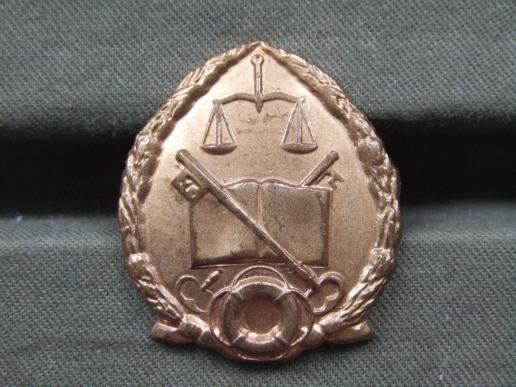 South African Prison Services Cap Badge