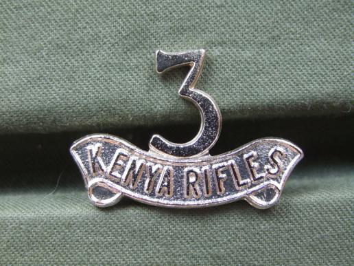 Kenya Army 3rd Kenya Rifles Cap Badge
