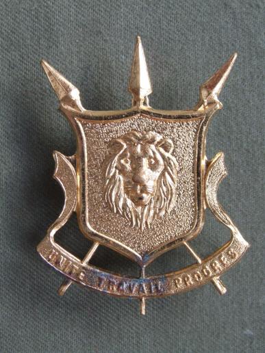 Burundi Army Officers Cap Badge