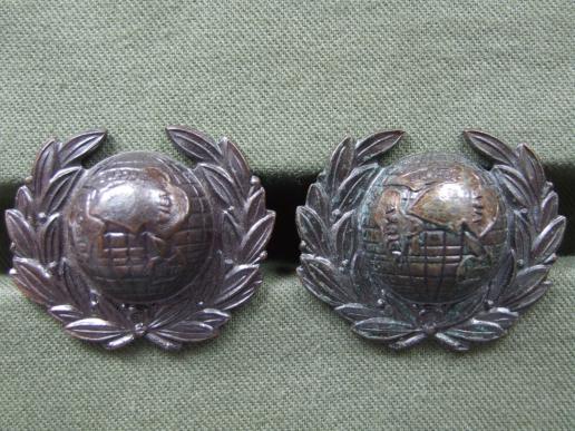 Royal Marines Lovat Dress Collar Badges 