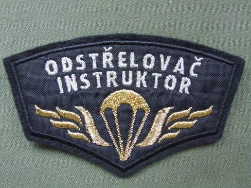 Czech Republic 6th Special Centre Parachute / Sniper Instructor Dual Qualification Parachute Wings 