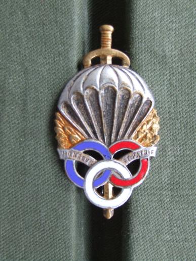 France 1970's Pre Militaire Parachute Badge