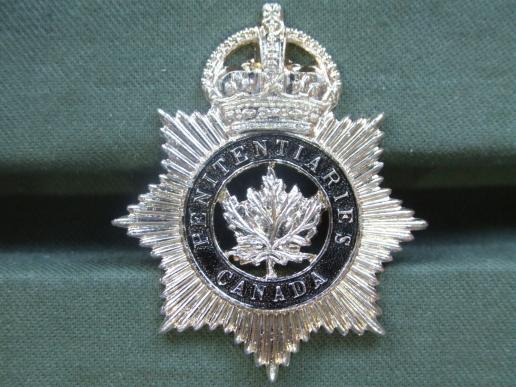 Canadian Penitentiaries Pre 1953 Kings Crown Cap Badge