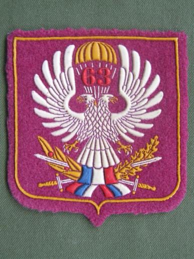 Serbia 1990's 63rd Airborne BrigadeShoulder Patch 
