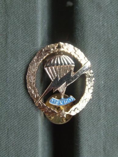 Mexico Army Parachute Brigade Lapel Pin Badge