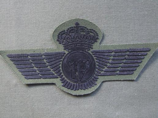 Spain Post 1977 Parachute Instructor-Rigger Combat Dress Wings
